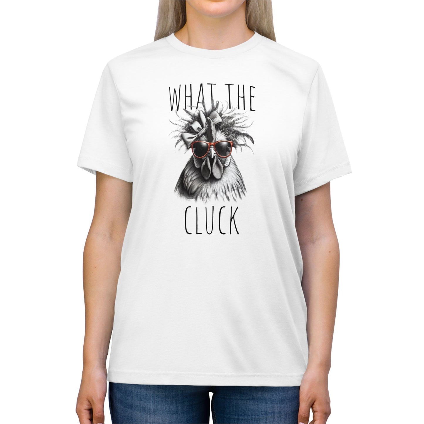 What the Cluck Loose Fit Tee - Feathered Fun and Unbeatable Comfort!